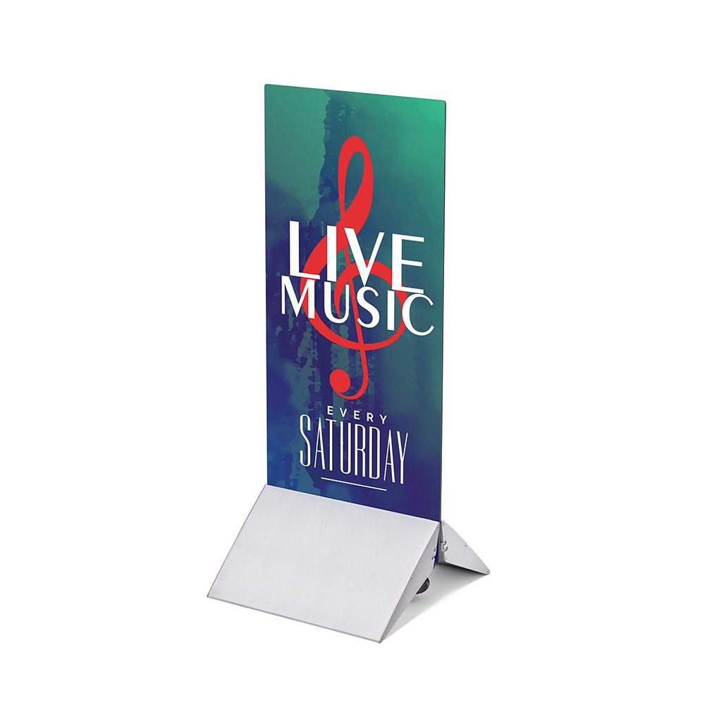 Panel-Basis Aluminium silber 30 cm, Showdown Displays