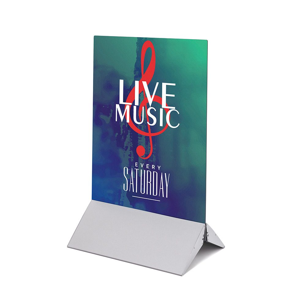 Panel-Basis Aluminium silber 50 cm, Showdown Displays