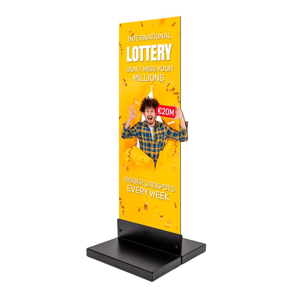 Stahl-Bodenplatte 40 x 40 cm, Showdown Displays