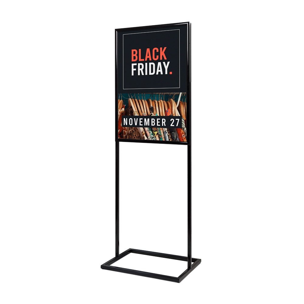 Poster Display Dekor Click A1 Doppelseitig Schwarz, Showdown Displays