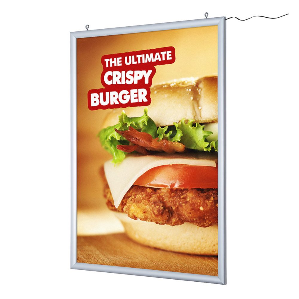 LED-Leuchtrahmen Doppelseitig 70 x 100 cm, Showdown Displays