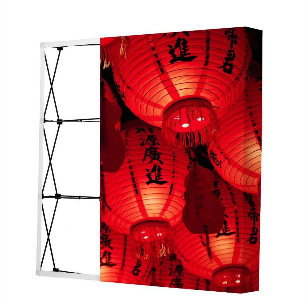 Pop-Up Textil 3 x 3 Straight, Showdown Displays