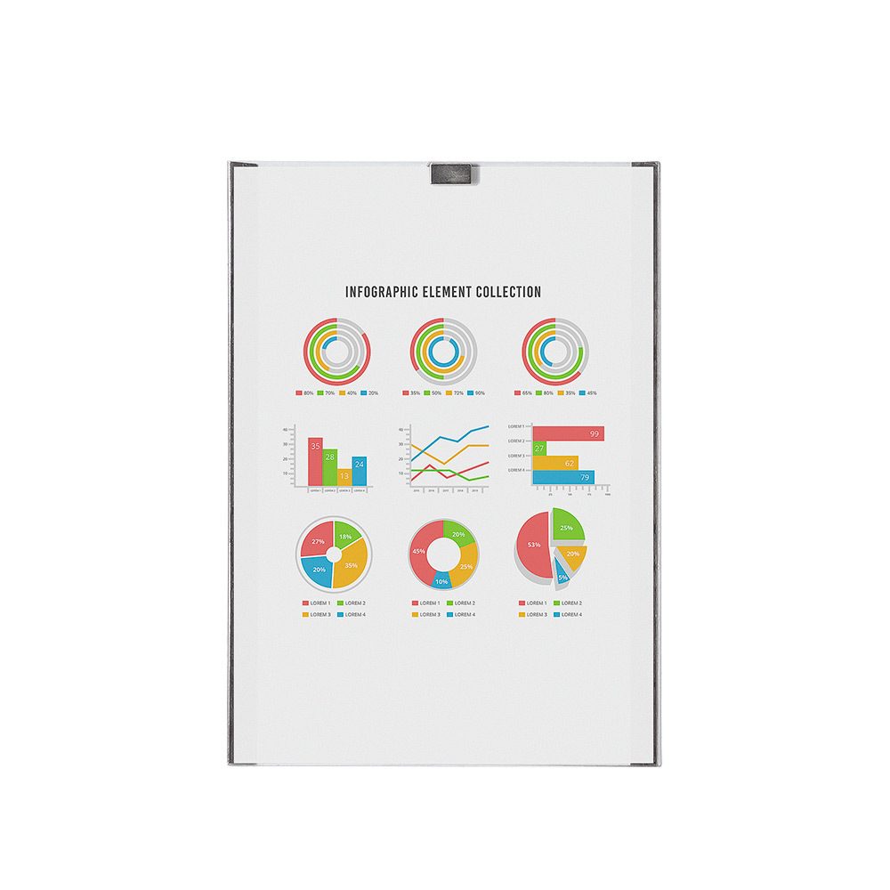 Magnetische Tasche A4, Showdown Displays