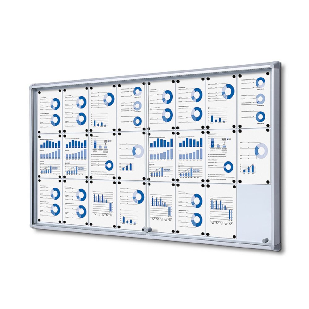 Schaukasten mit Schiebetür 24xA4, Showdown Displays