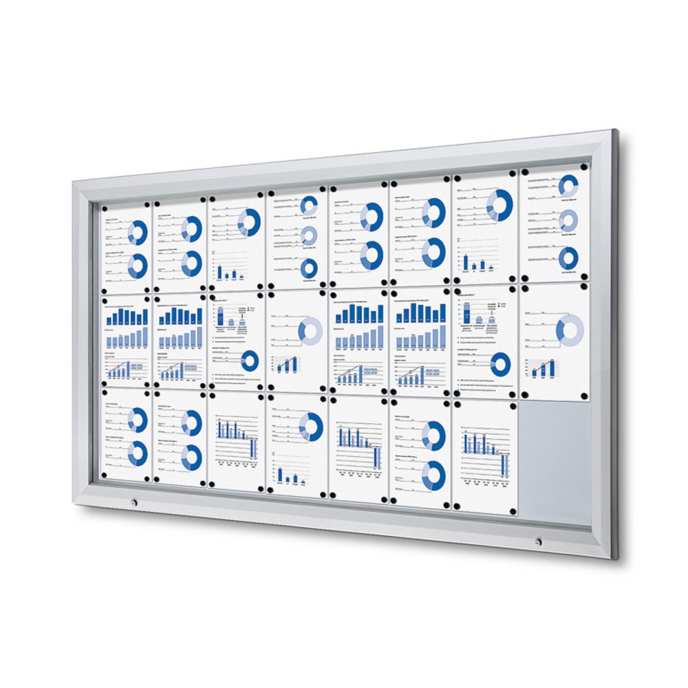 Schaukasten Außen Premium 24xA4, Showdown Displays
