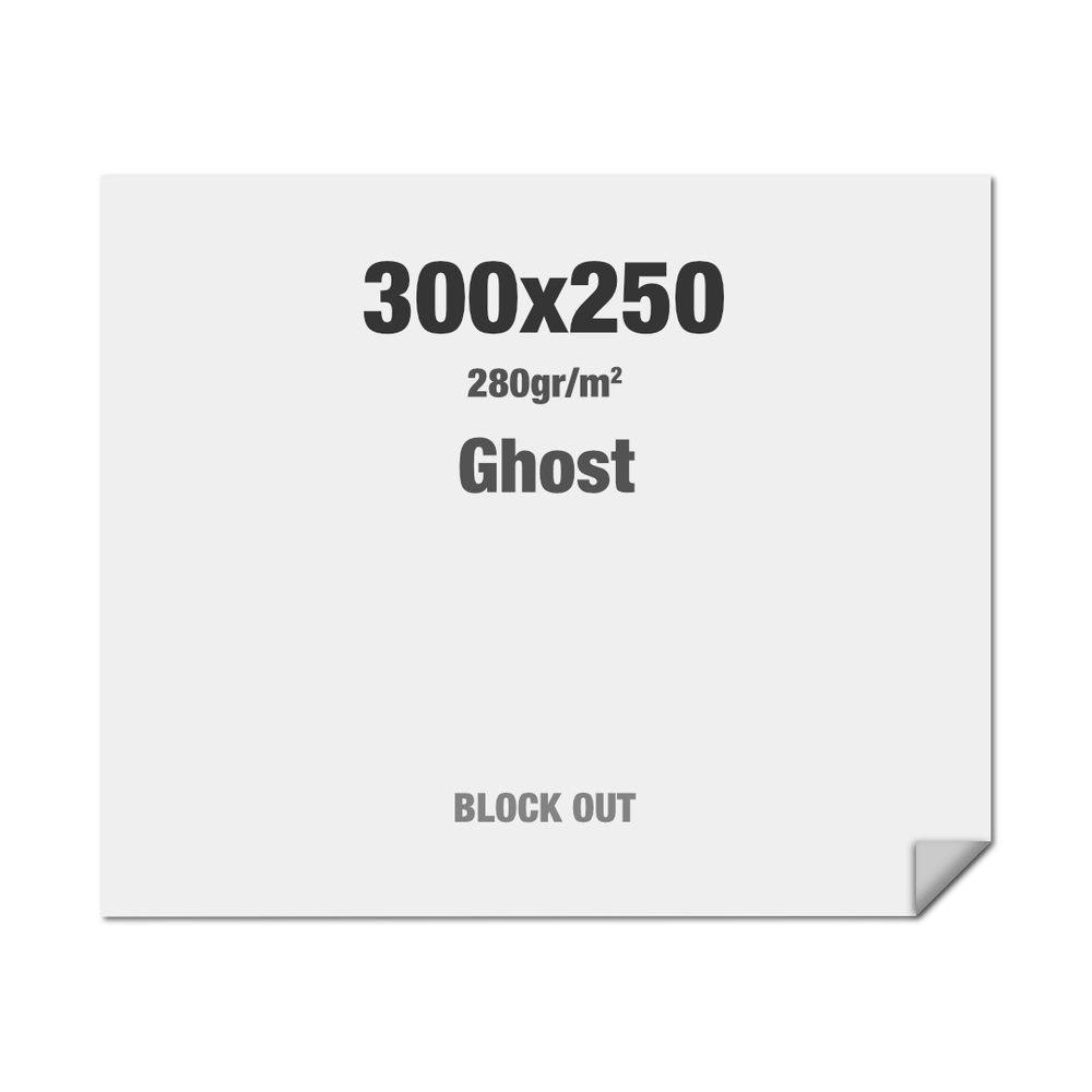 Brightbox Pro Flex Wand 300 x 250 cm Ghost Directo Blockout, Showdown Displays