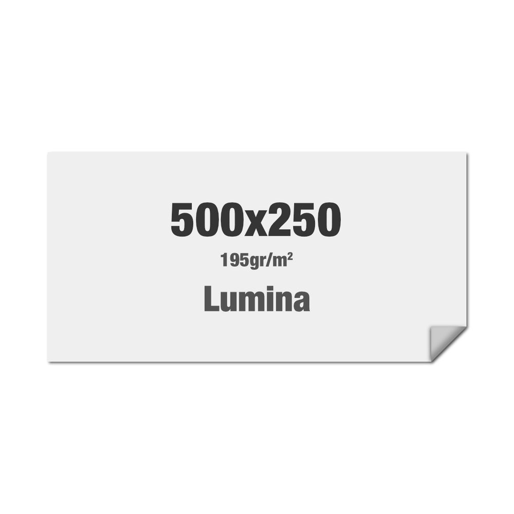 Brightbox Pro Flex Wand 500 x 250 cm Print Lumina, Showdown Displays