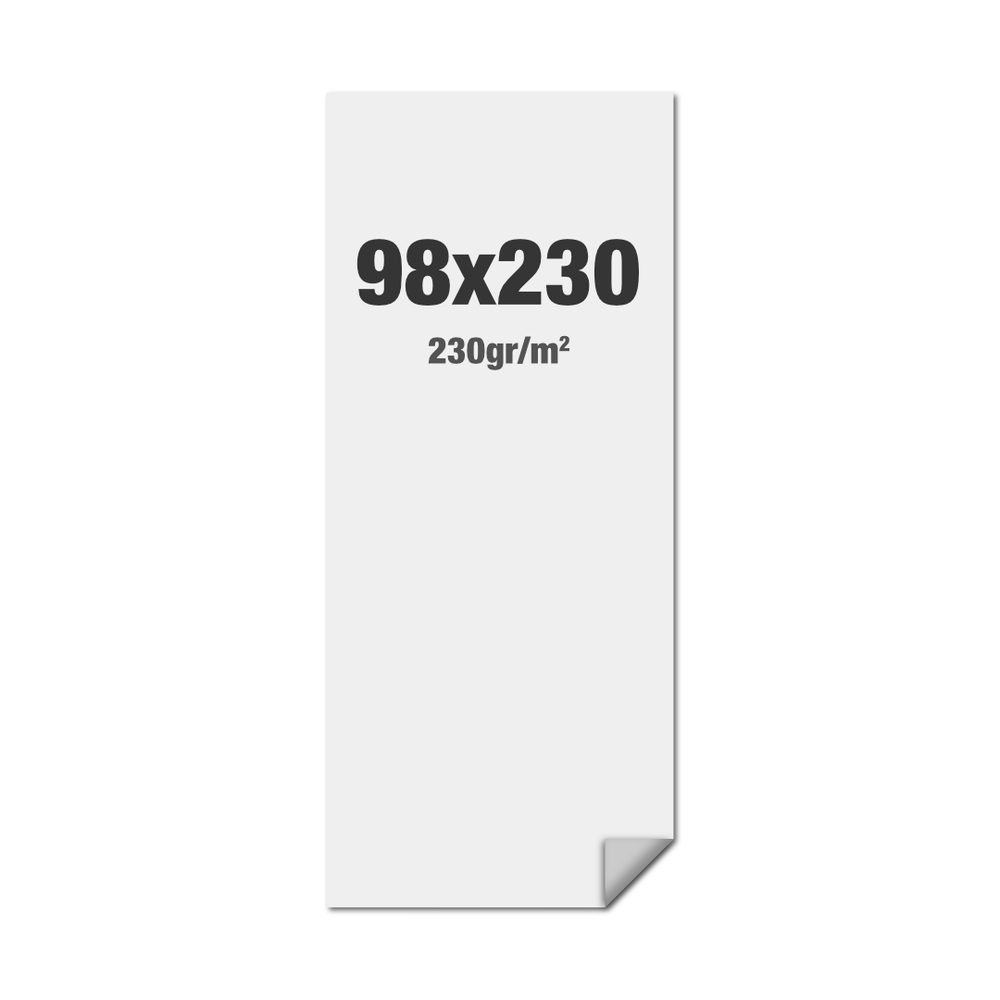 FlexFrame Stauraum Set Print 98 x 230 cm -ECO, Showdown Displays