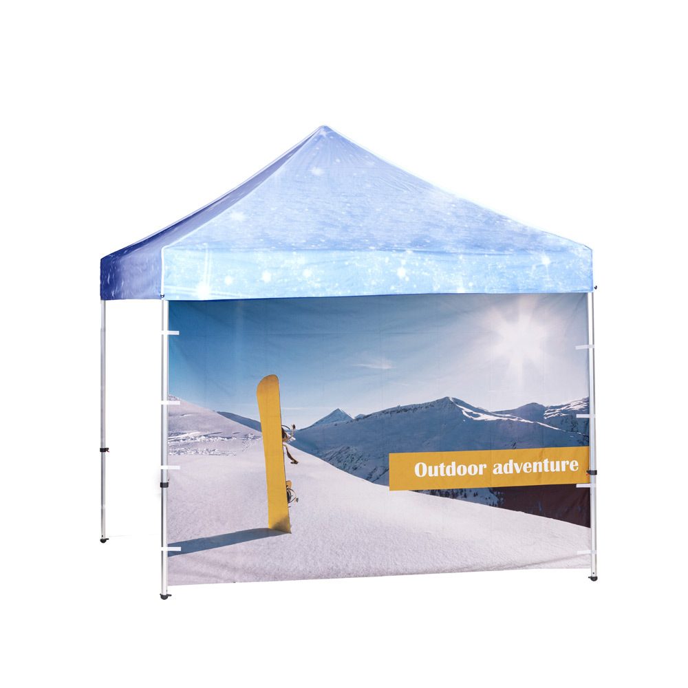 Zelt Alu Wand Außenseite Print 3 x 3 Meter Einseitig, Showdown Displays