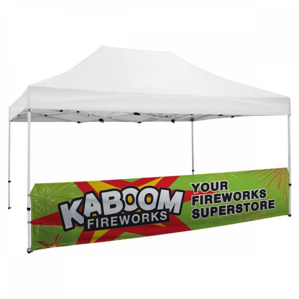 Zelt Alu Halbwand Print 3 x 4,5 Meter Doppelseitig, Showdown Displays
