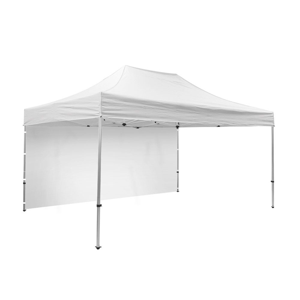 Zelt Alu Wand Doppelseitig Weiß 3 x 4,5 Meter, Showdown Displays