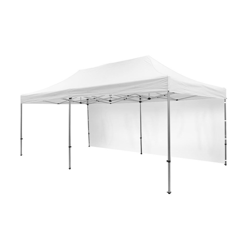 Zelt Alu Wand Doppelseitig Weiß 3 x 6 Meter, Showdown Displays