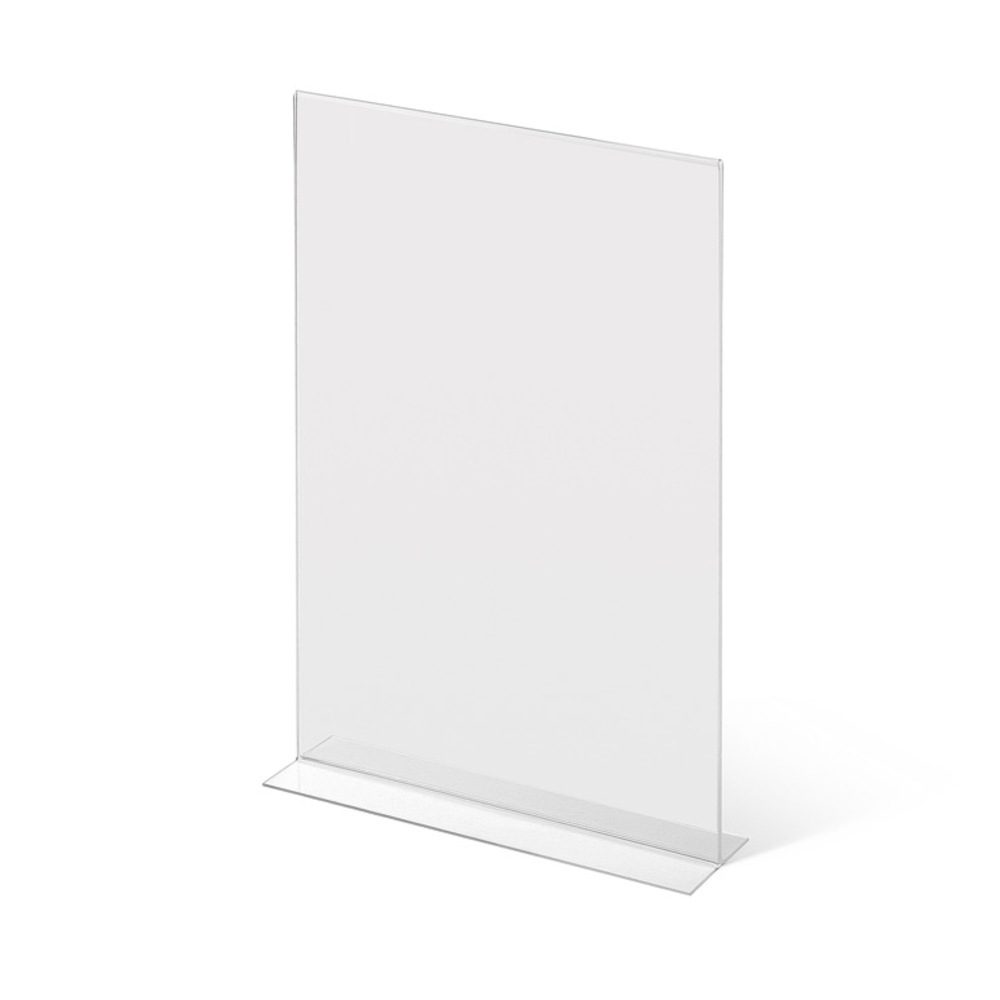 Acrylaufsteller in T-Form DIN A3 hoch, Showdown Displays