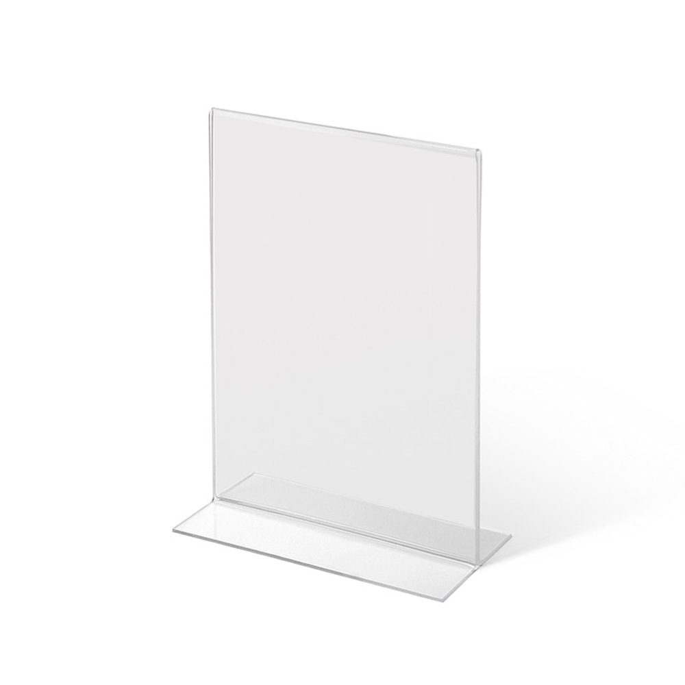Acrylaufsteller in T-Form DIN A5 hoch, Showdown Displays