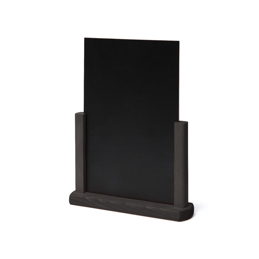 Tischaufsteller Holz schwarz DIN A5, Showdown Displays