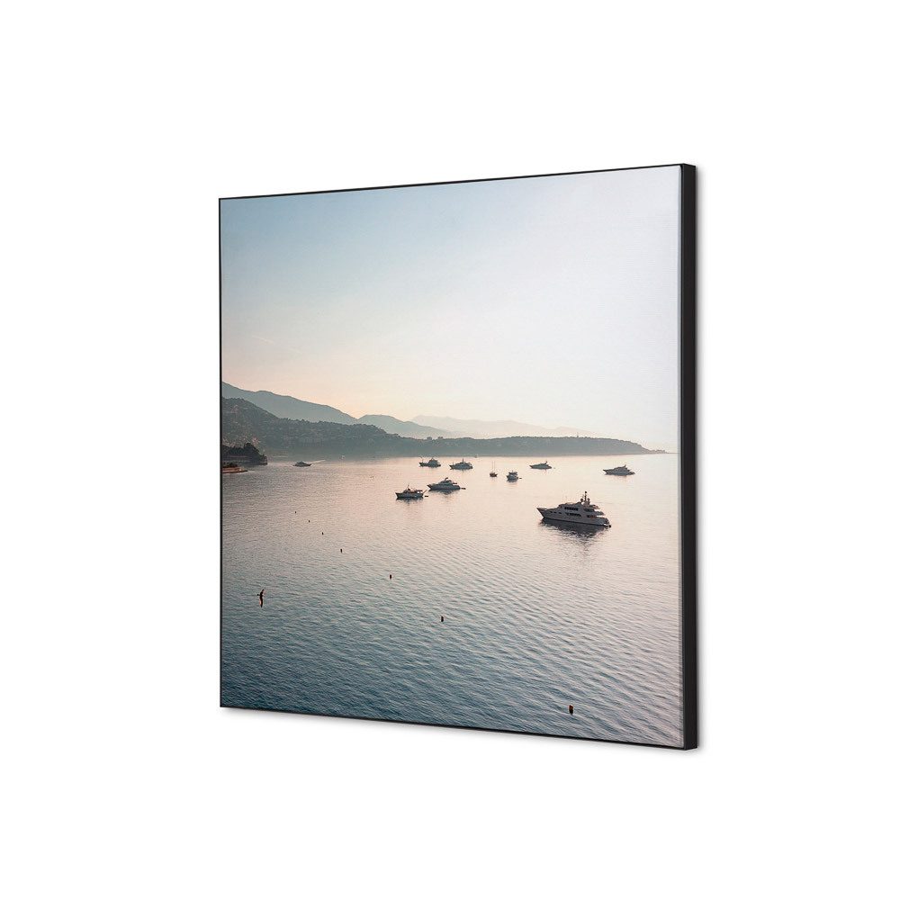 Spannstoff Wanddekoration SET 40 x 40 Motiv „Schiffe Meer“, Showdown Displays
