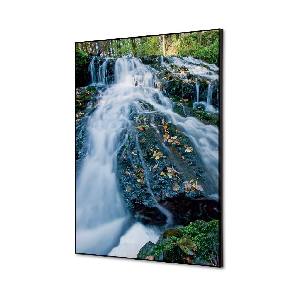 Spannstoff Wanddekoration SET A2 Motiv „Wasserfallwald“, Showdown Displays