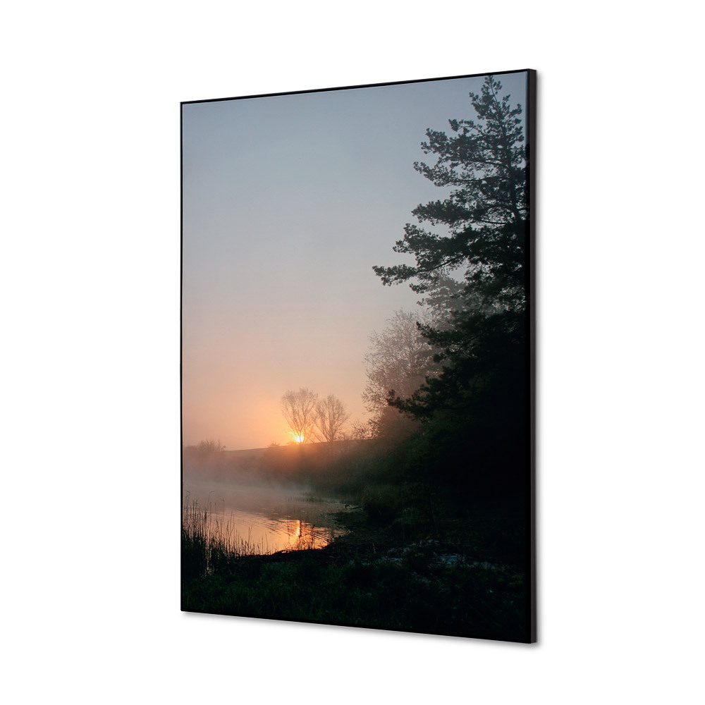 Spannstoff Wanddekoration SET A2 Motiv „Wald Sonnenaufgang“, Showdown Displays