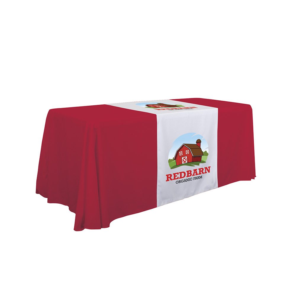 Tischhusse Standard 28 x 80" Druck Full-Bleed Sublimation, Showdown Displays