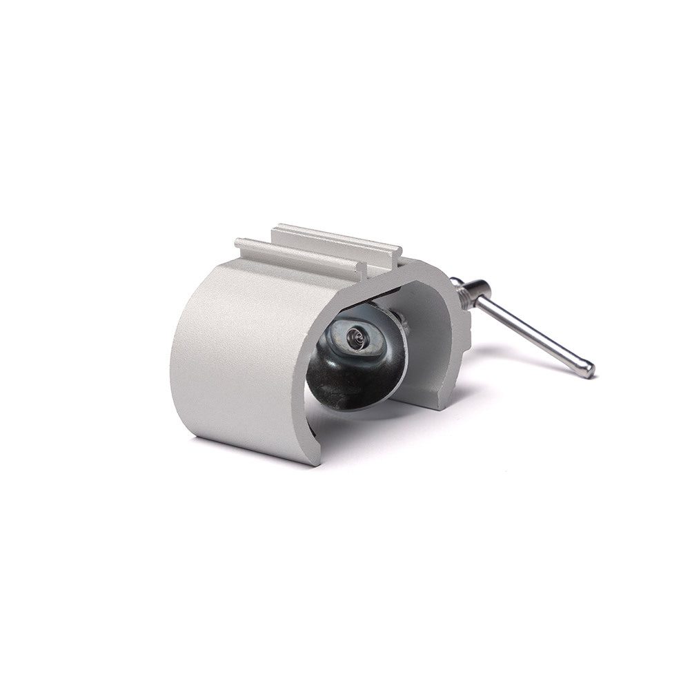 Wand Light Klemme Tube silber, Showdown Displays