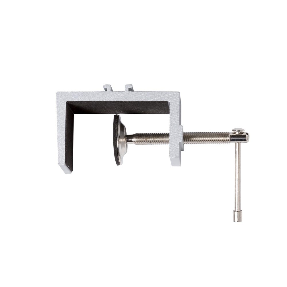 Wand Light Klemme für max.53 mm Wand silber, Showdown Displays