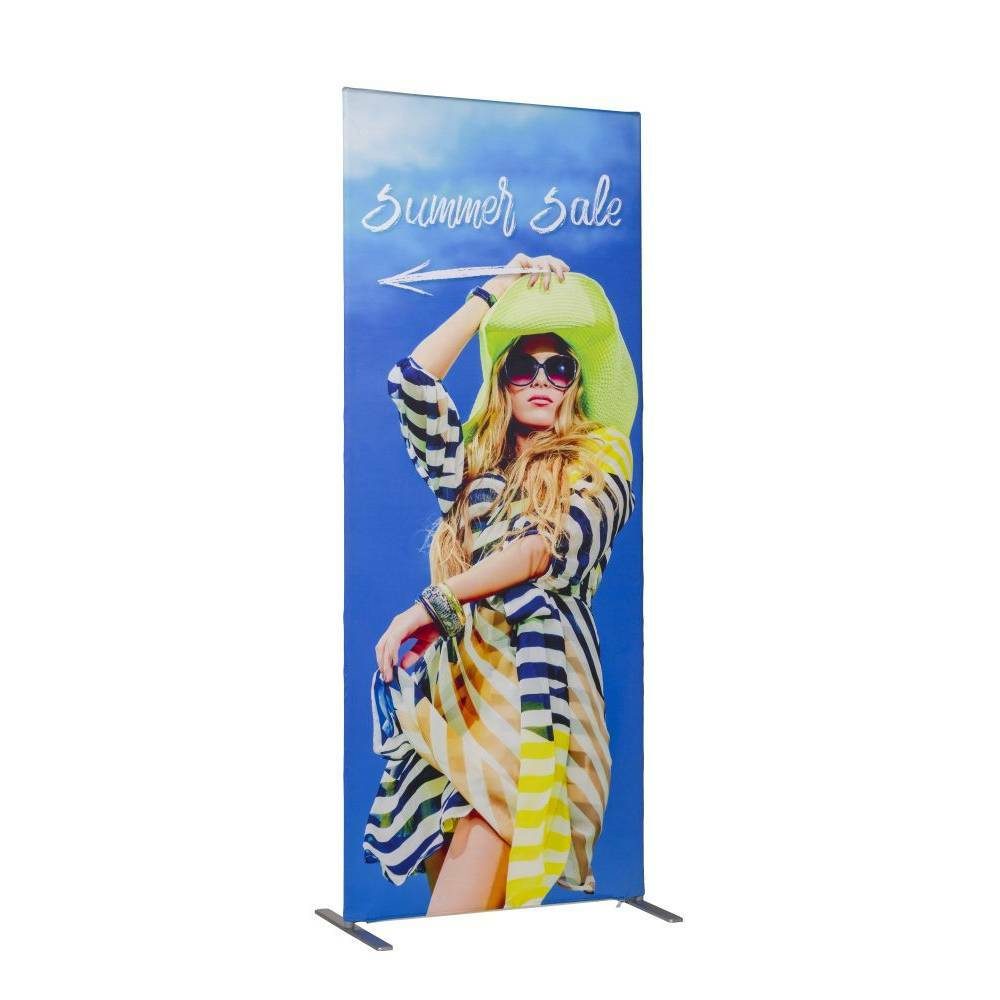 Zipper-Banner Slim 80 x 200 cm einseitig Druck ECO, Showdown Displays