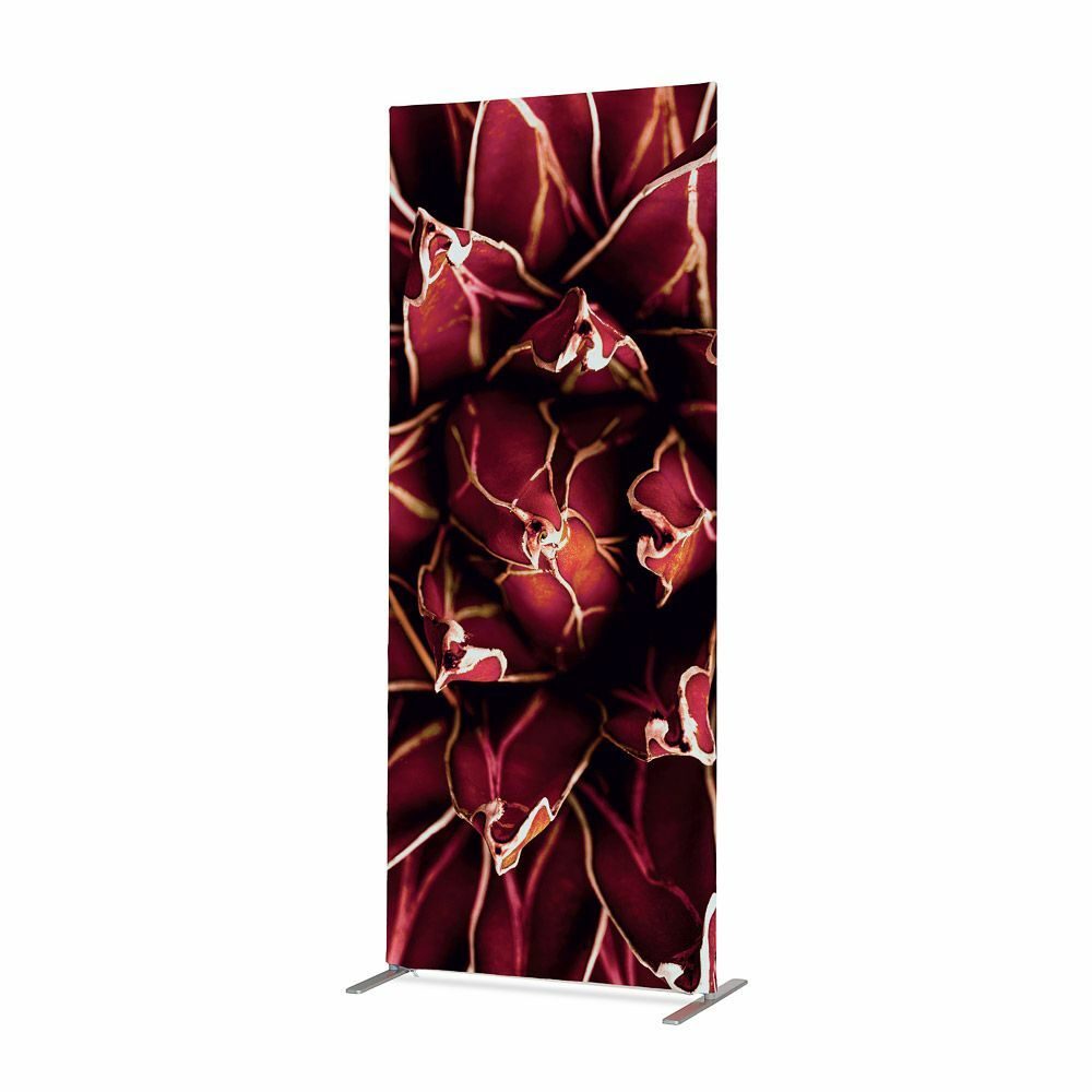 Textil Raumteiler Deko 85-200 Motiv „Kaktus“ Rot I821, Showdown Displays