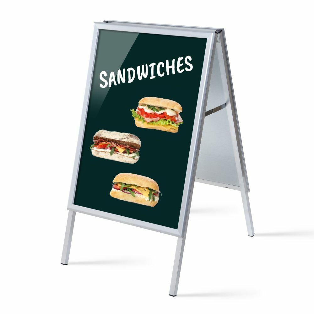 Kundenstopper A1 Komplettset Motiv „Sandwiches“ Englisch, Showdown Displays