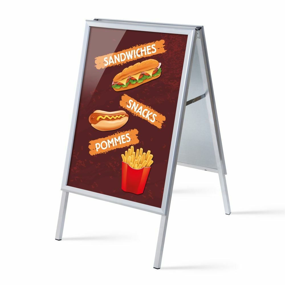Kundenstopper A1 Komplettset Motiv „Snacks“ Deutsch, Showdown Displays