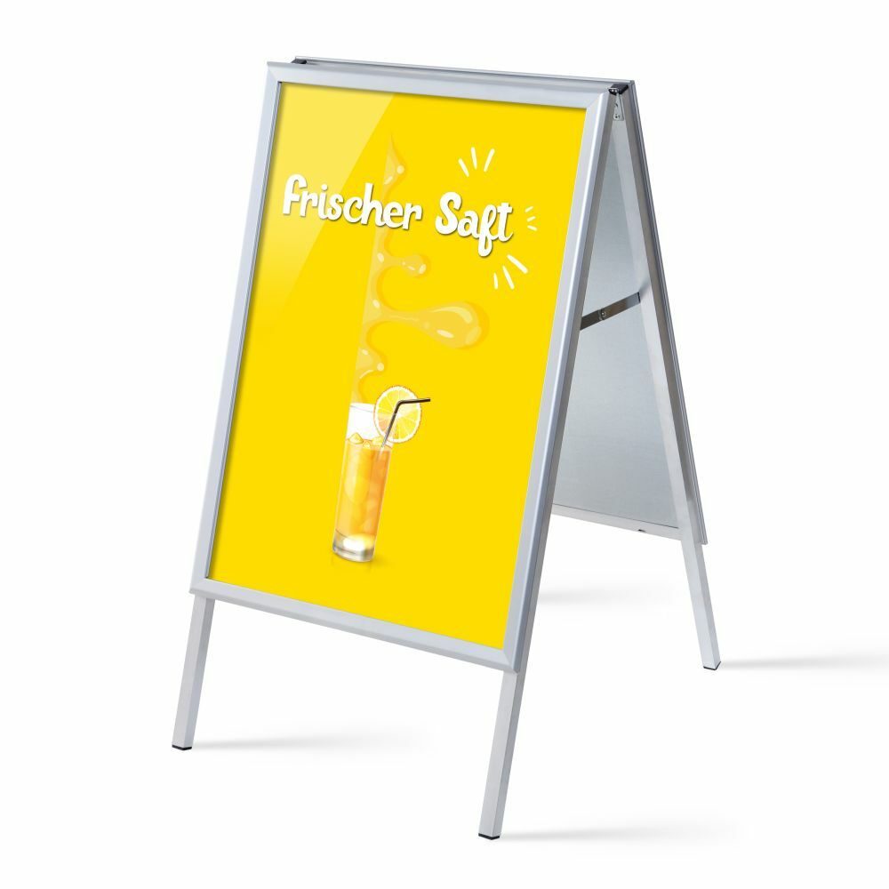 Kundenstopper A1 Komplettset Motiv „Frischer Saft“ Deutsch, Showdown Displays