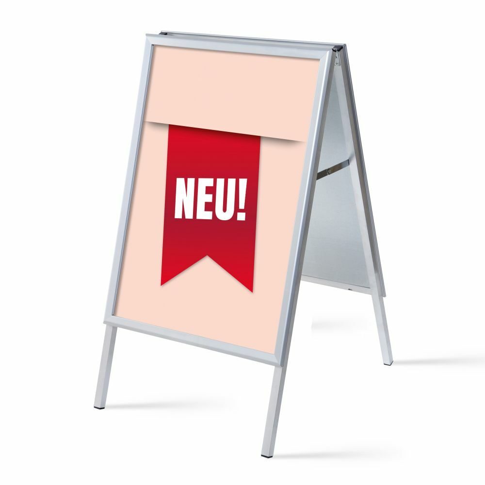 Kundenstopper A1 Komplettset Motiv „Neu“ Rot Deutsch, Showdown Displays