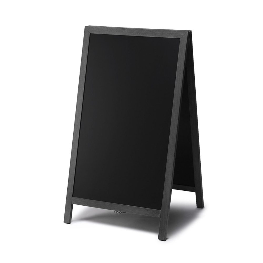Kundenstopper Tafel Holz Schwarz (68 x 120), Showdown Displays