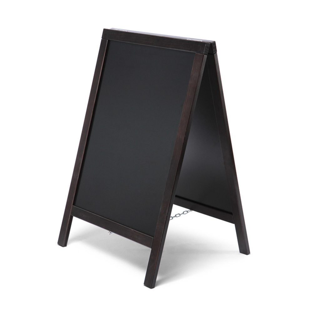 Kundenstopper Tafel Holz Economy Schwarz (55 x 85), Showdown Displays