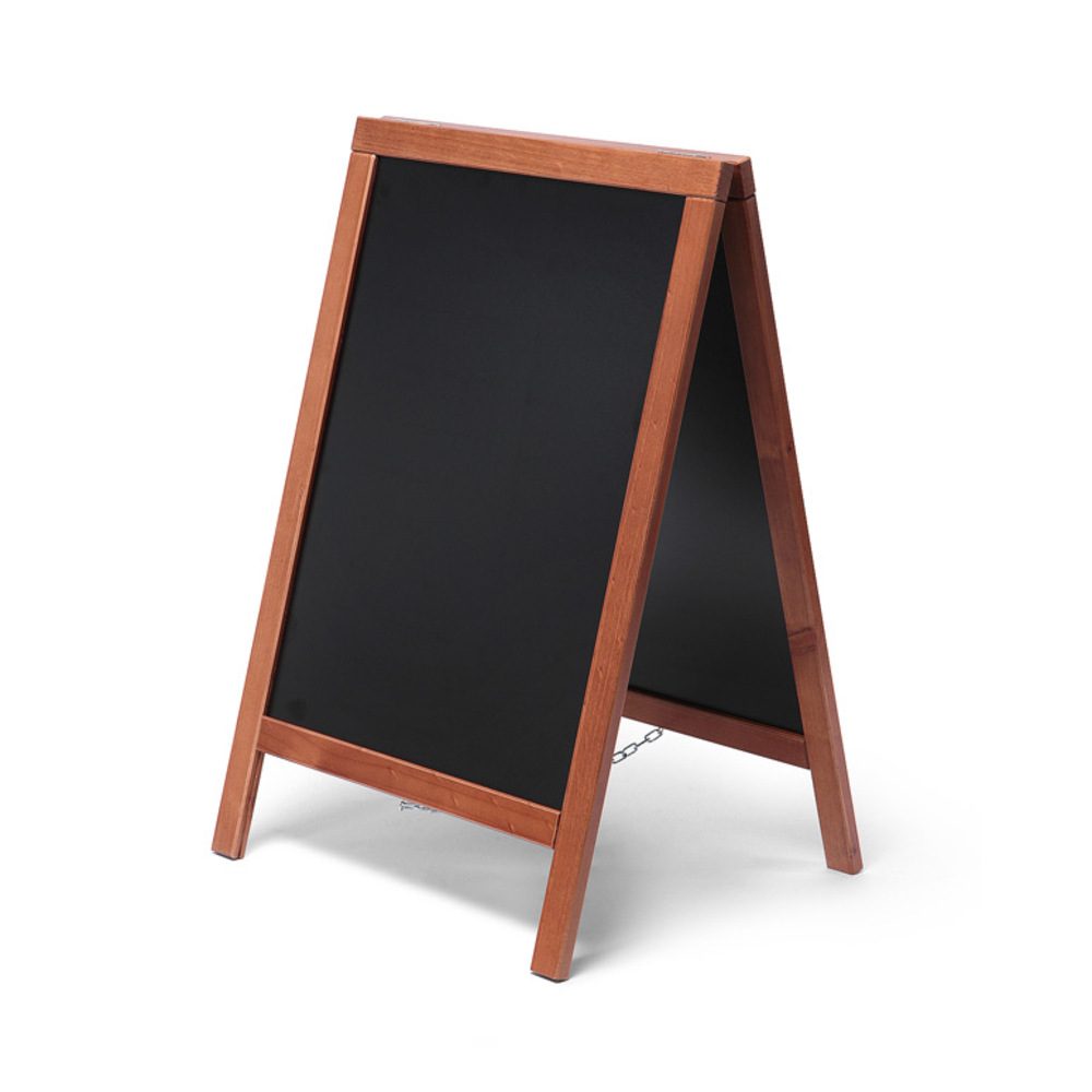 Kundenstopper Tafel Holz Economy Hellbraun (55 x 85), Showdown Displays