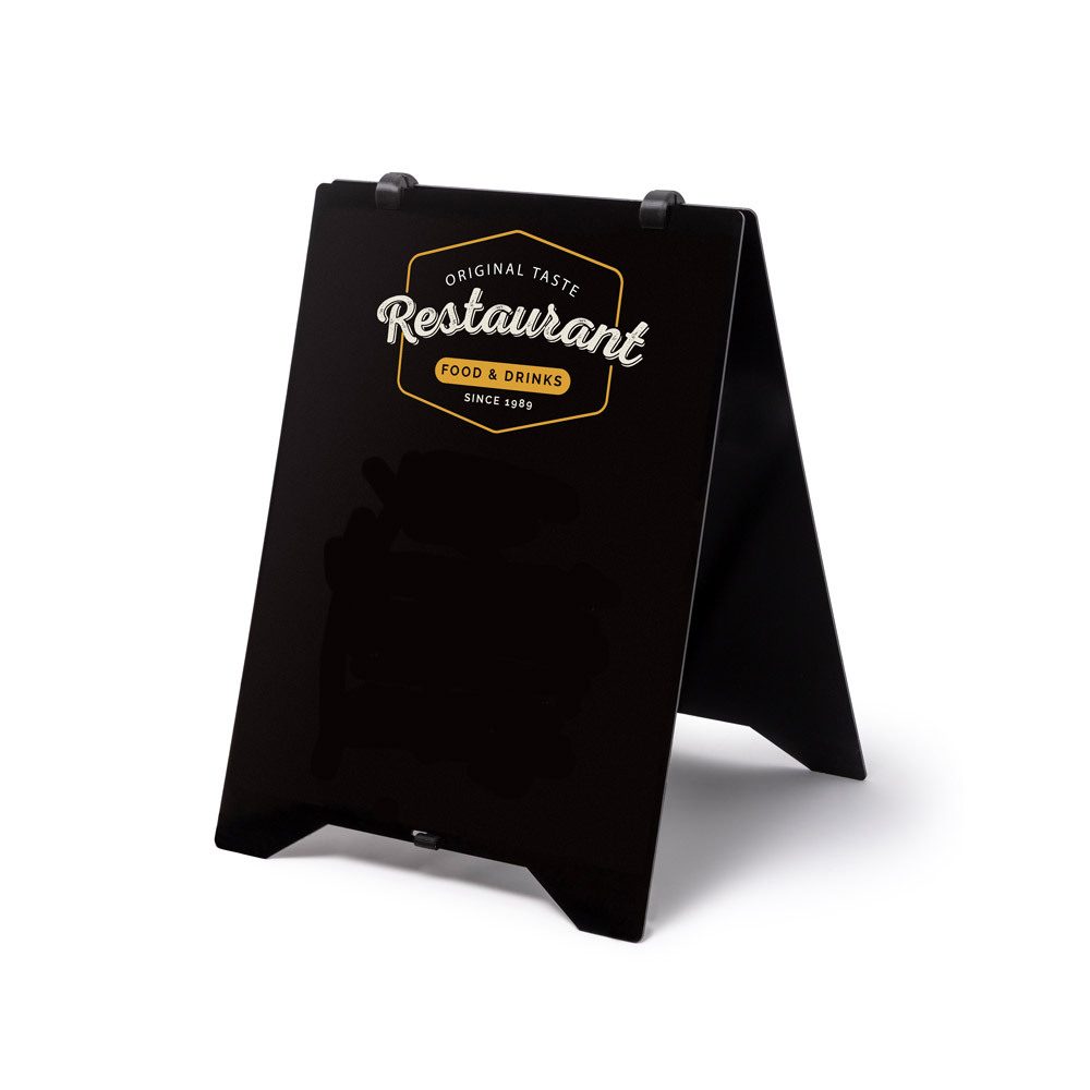Kundenstopper Grab & Grip 50 x 70 Kreidetafel BOND 3 mm, Showdown Displays