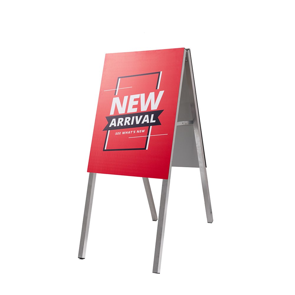 Satz Kundenstopper Stick-On DIN A2 Beine und Universal Klettverschluss, Showdown Displays