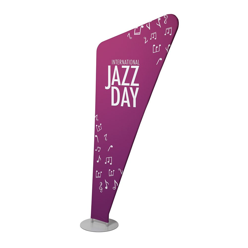 Zipper-Banner Triangle Print einseitig -ECO, Showdown Displays