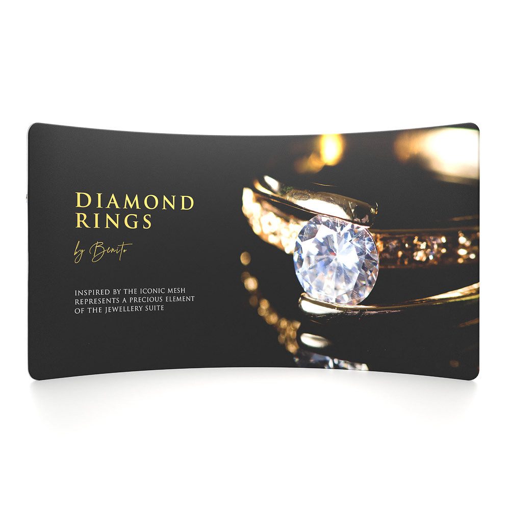 Zipper-Wall Curved 400 x 230 cm, Showdown Displays