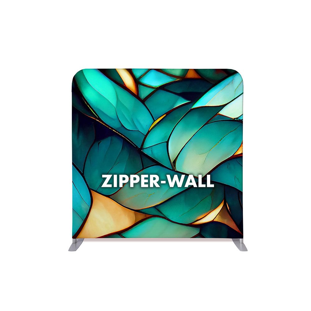 Zipper Wall Straight Basic 150 x 150 cm, Showdown Displays