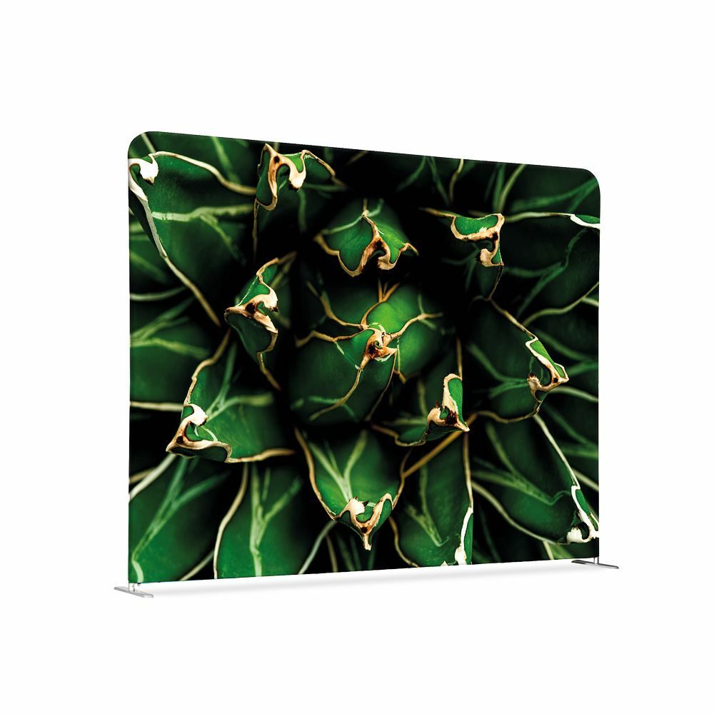 Textil Raumteiler 150-150 Motiv „Kaktus“ Grün I820, Showdown Displays