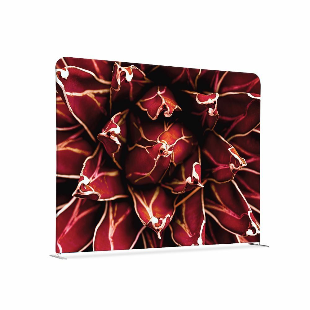 Textil Raumteiler 150-150 Motiv „Kaktus“ Rot I821, Showdown Displays
