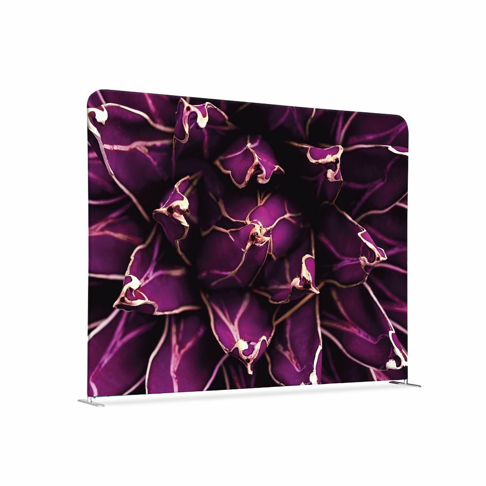 Textil Raumteiler 150-150 Motiv „Kaktus“ Lila I822, Showdown Displays