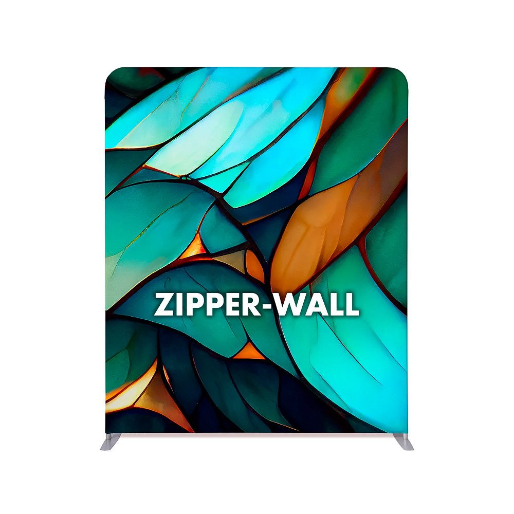 Zipper Wall Straight Basic 200 x 250 cm, Showdown Displays