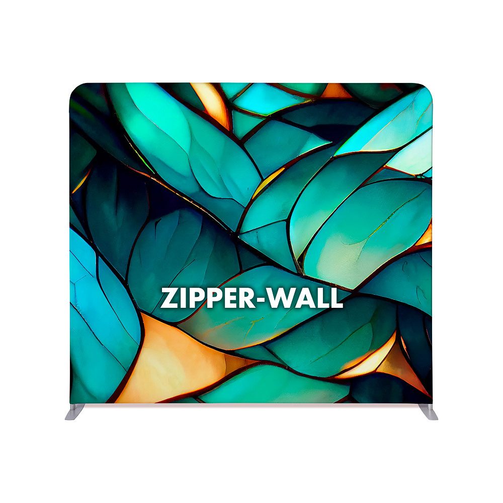 Zipper Wall Straight Basic 250 x 230 cm, Showdown Displays