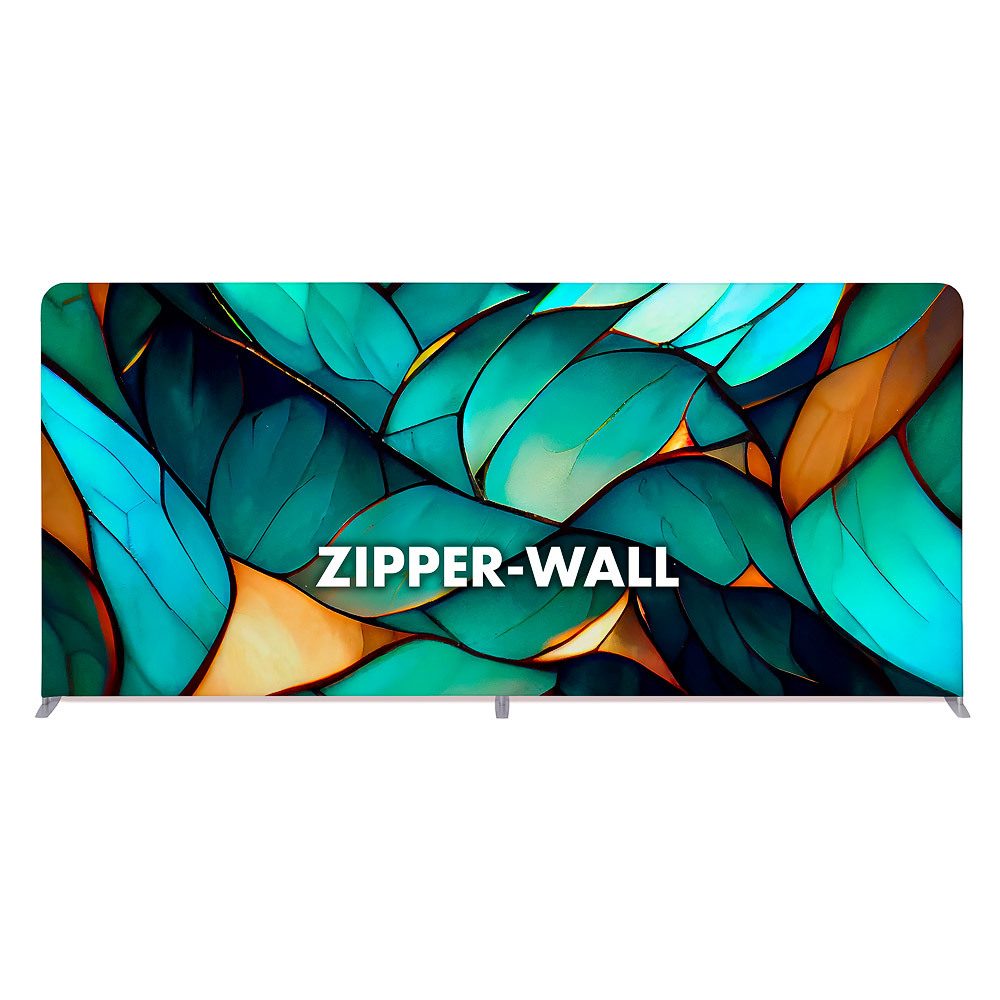 Zipper-Wall Straight Basic 500 x 230 cm, Showdown Displays