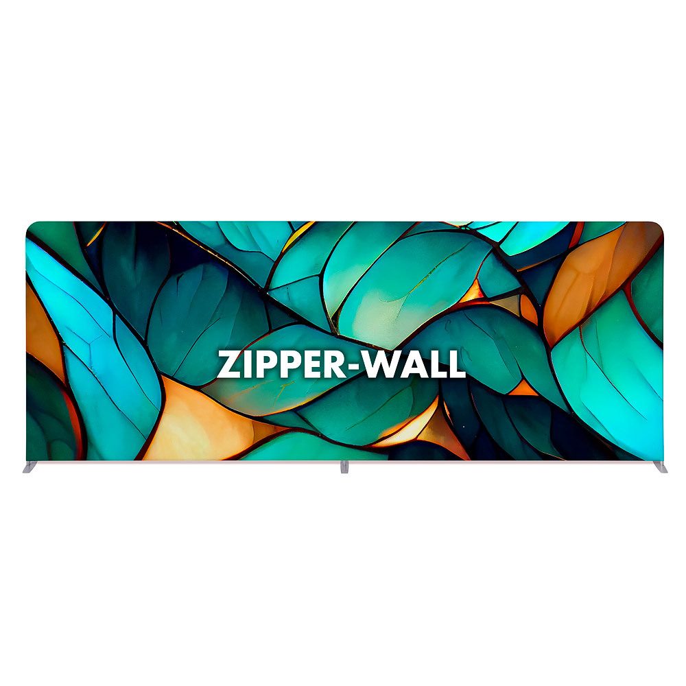 Zipper-Wall Straight Basic 600 x 230 cm, Showdown Displays